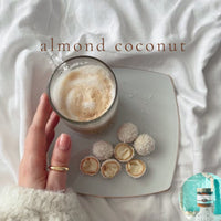 ALMOND COCONUT scented water free silicone free Vegan Body Butter