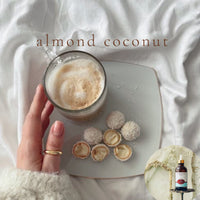 ALMOND COCONUT Scented Shea Oil -Vegan Silicone Free Body Oil