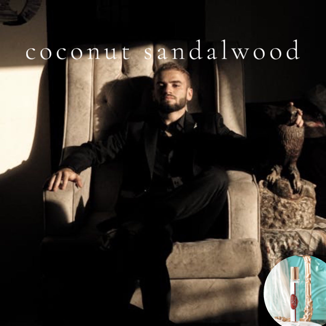 COCONUT SANDALWOOD travel perfume - BOGO deal