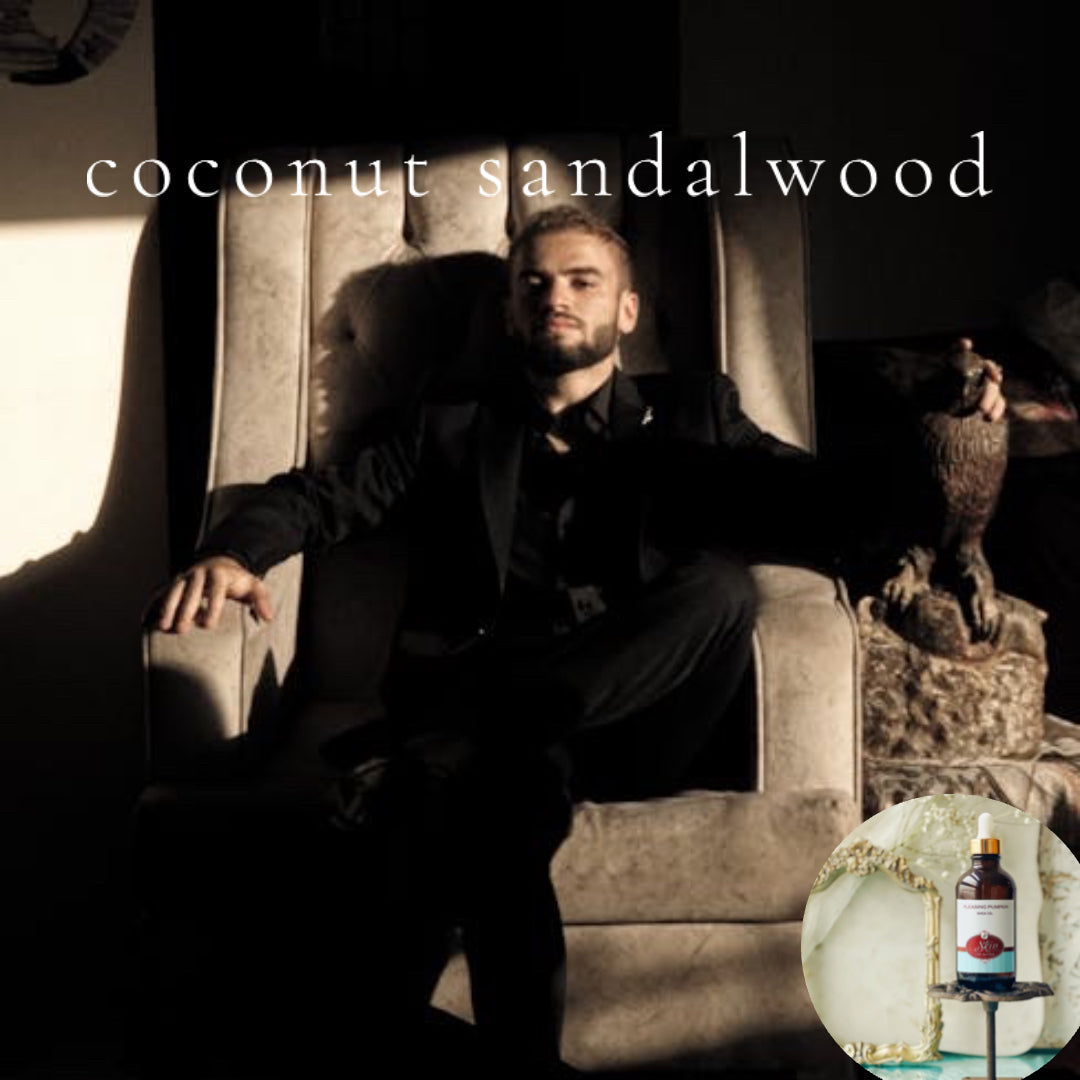 COCONUT SANDALWOOD SCENTED - Organic Virgin Moroccan Argan Oil