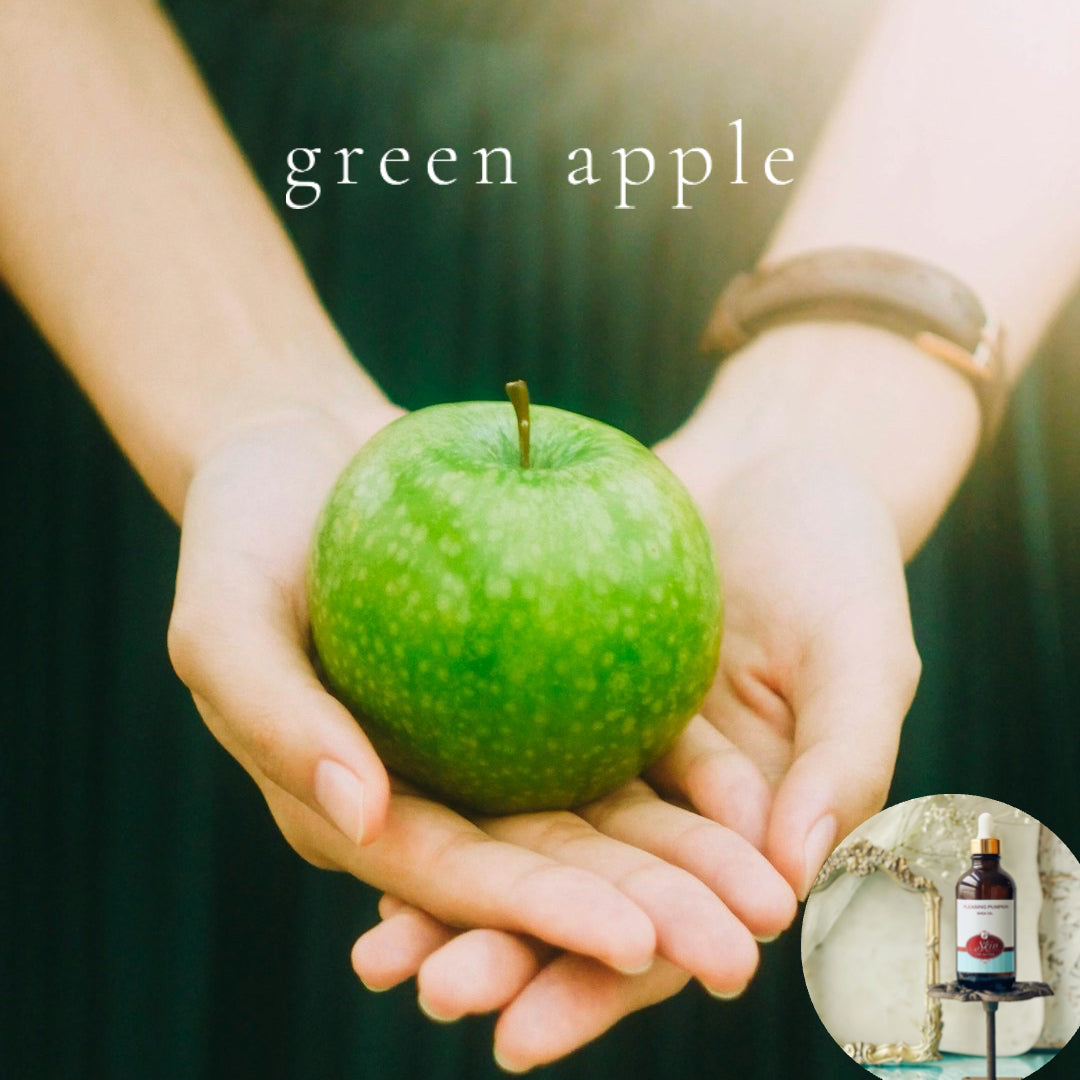 GREEN APPLE Scented Shea Oil -Vegan Silicone Free Body Oil