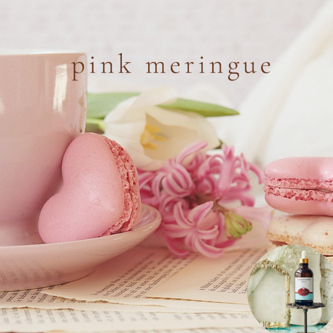 PINK MERINGUE Scented Shea Oil -Vegan Silicone Free Body Oil