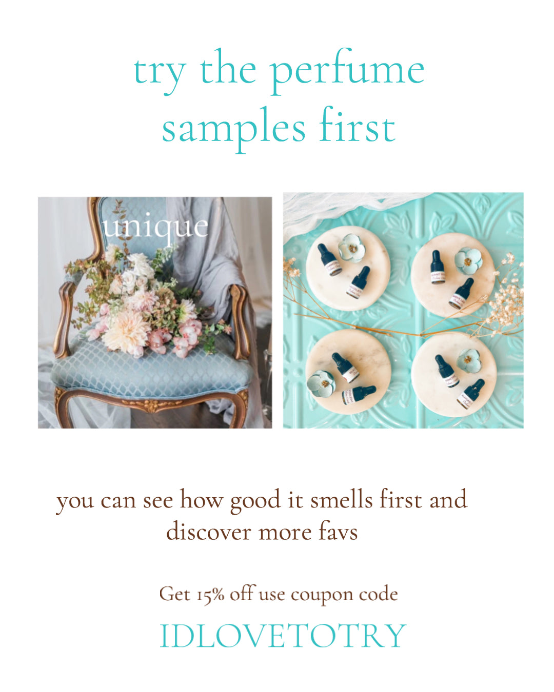 CHAMPAGNE AND PEONY  travel perfume - BOGO deal