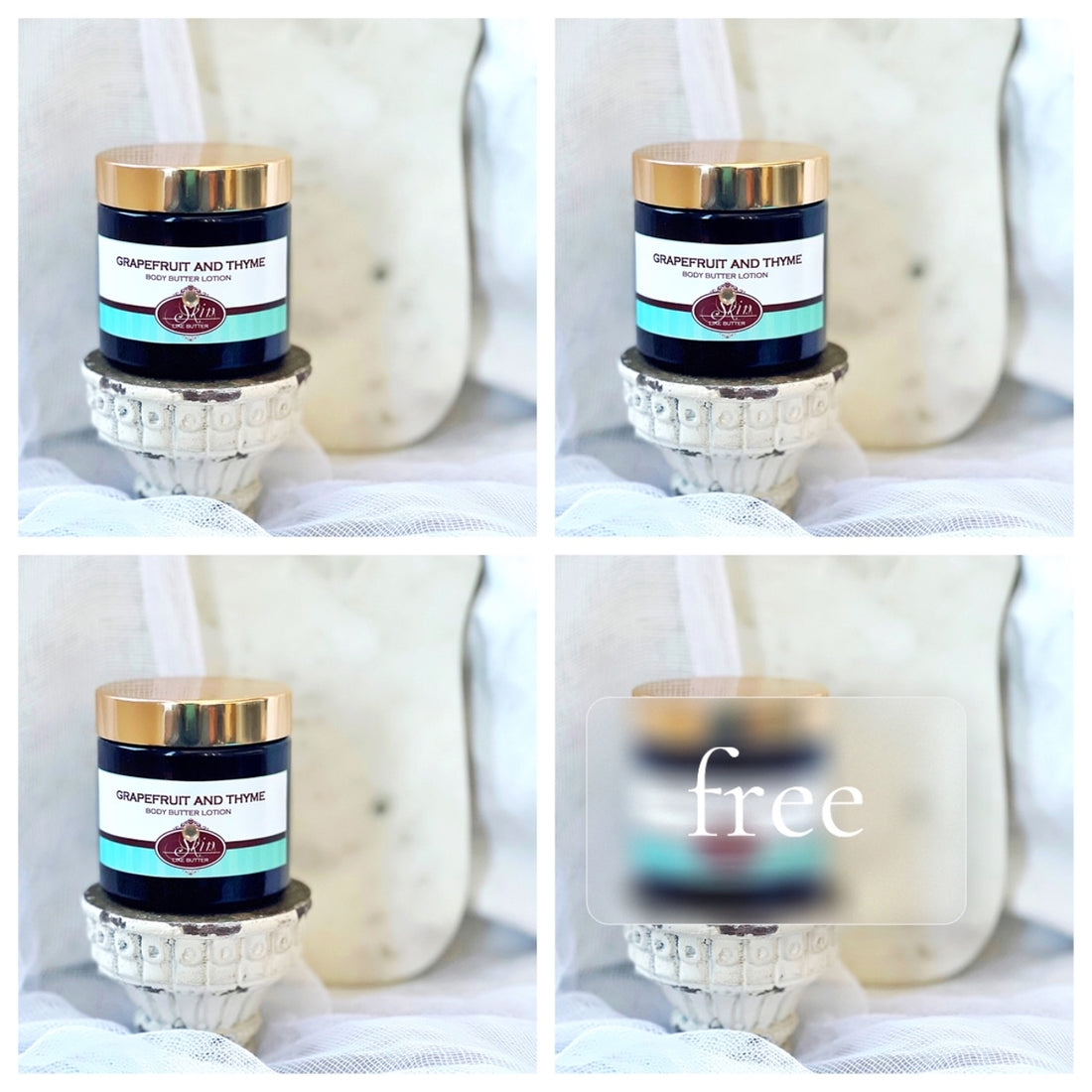 BODY BUTTER DEAL ~ Buy 3 travel size get 1 free