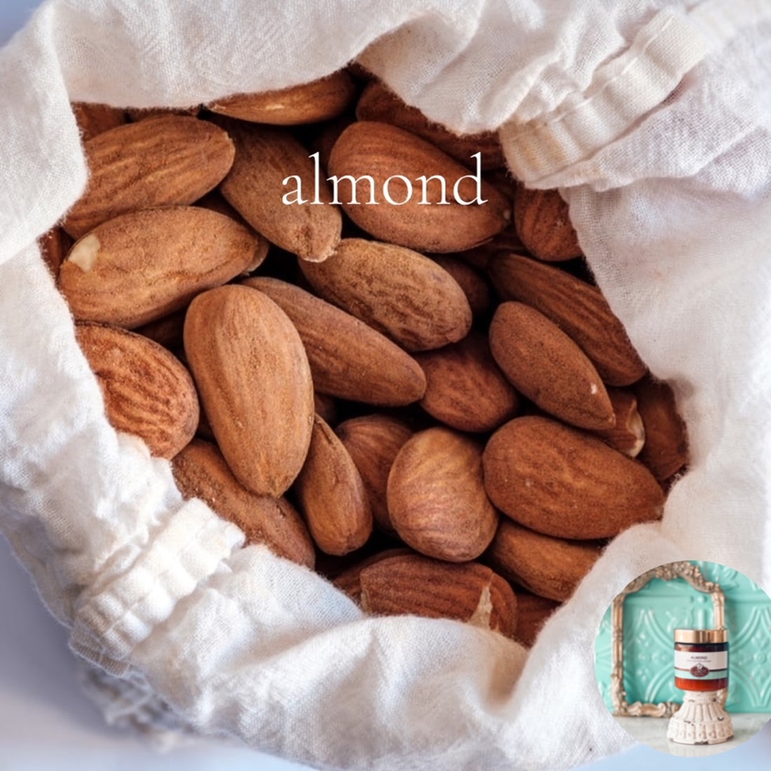 ALMOND scented thick luxurious Body Butter in 2 oz to 16 oz jars or bottles