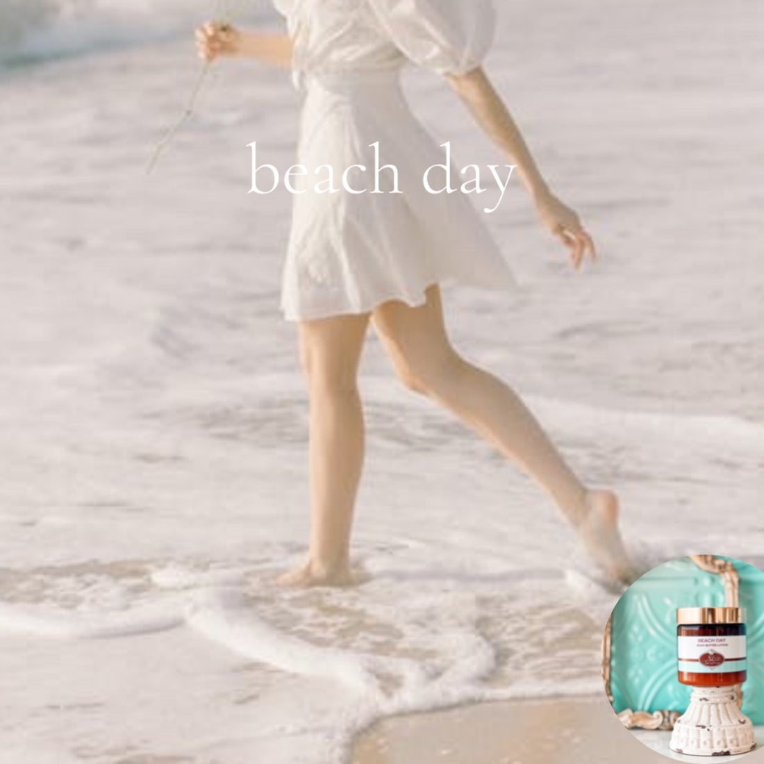 BEACH DAY scented thick luxurious Body Butter in 2 oz to 16 oz jars or bottles