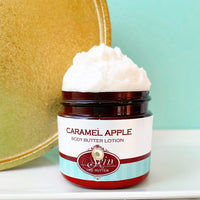 CARAMEL APPLE scented water free, vegan non-greasy Skin Like Butter Body Butter