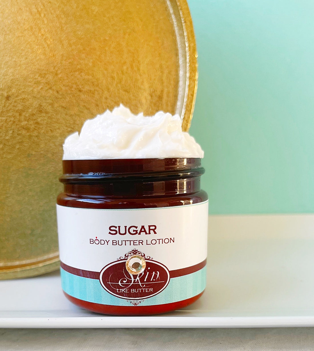 SUGAR Body Butter  scented Body Butter in an amber  2, 4, 8, or 16 oz bottle or jar