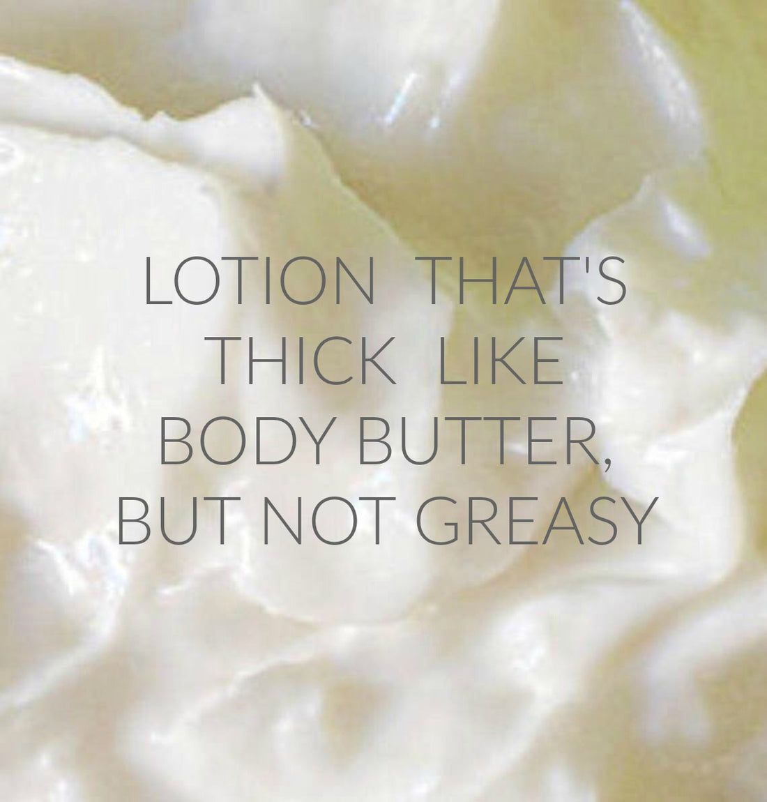 CITRUS CILANTRO scented water free, vegan non-greasy Body Butter Lotion
