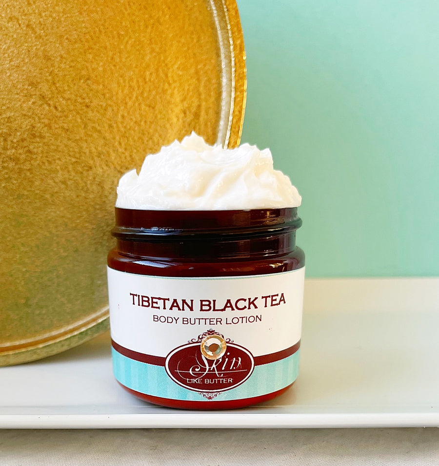 TIBETAN BLACK TEA scented water free, vegan non-greasy Body Butter