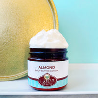 ALMOND scented water free, vegan non-greasy Skin Like Butter Body Butter