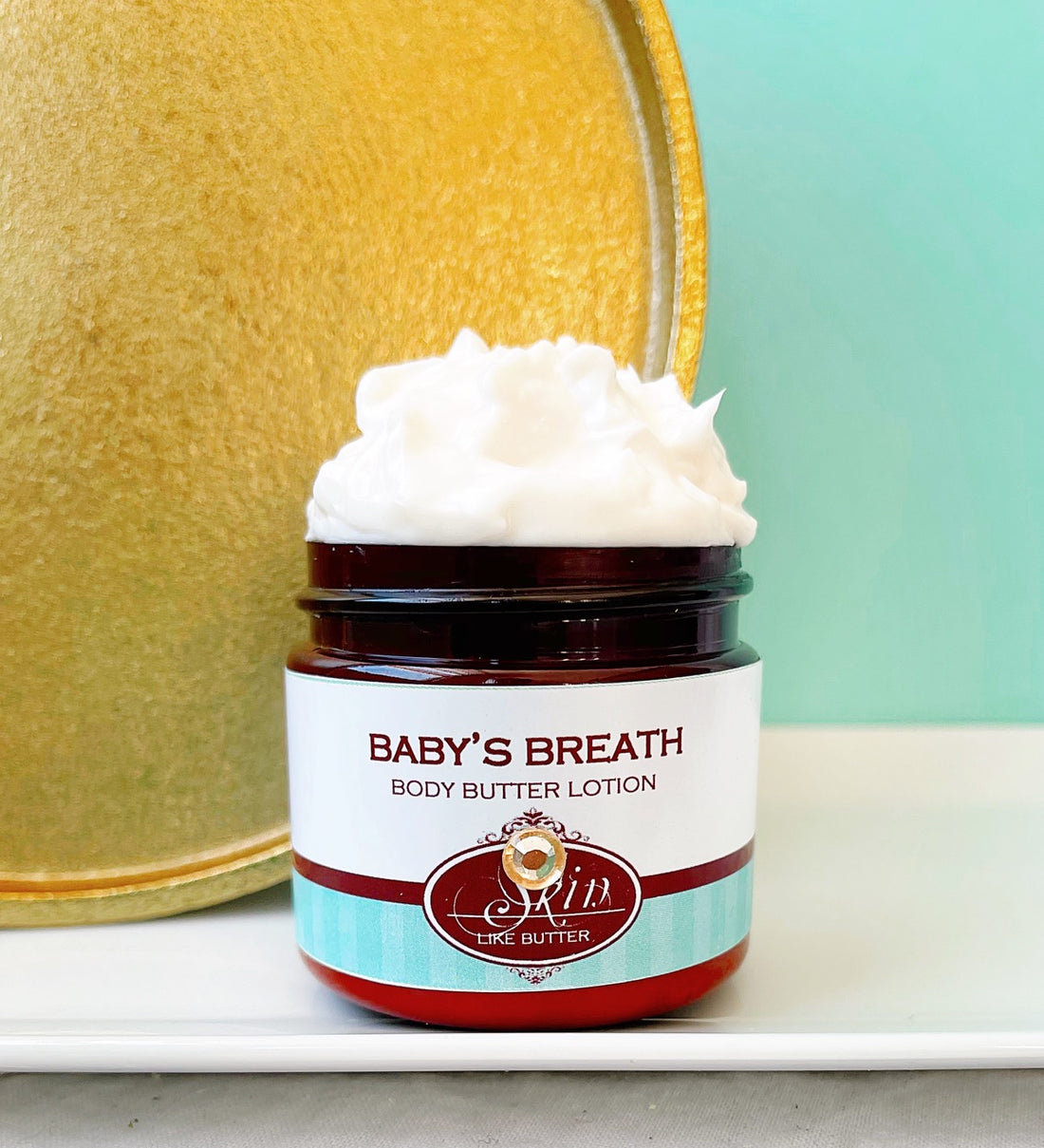 BABY'S BREATH scented water free, vegan non-greasy Body Butter Lotion
