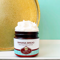BANANA BREAD scented Body Butter, waterfree and non-greasy, vegan
