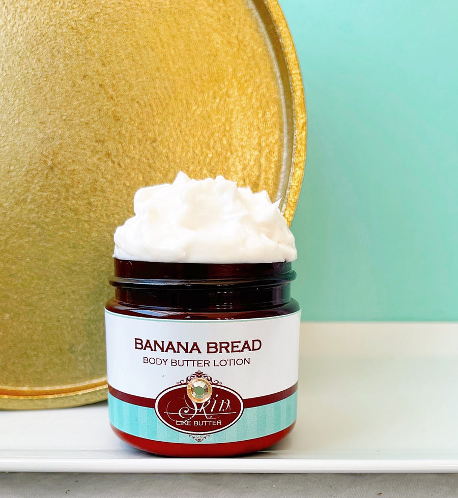 BANANA BREAD scented Body Butter, waterfree and non-greasy, vegan