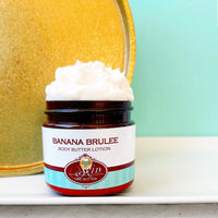 BANANA BRULEE scented water free, vegan non-greasy Skin Like Butter Body Butter