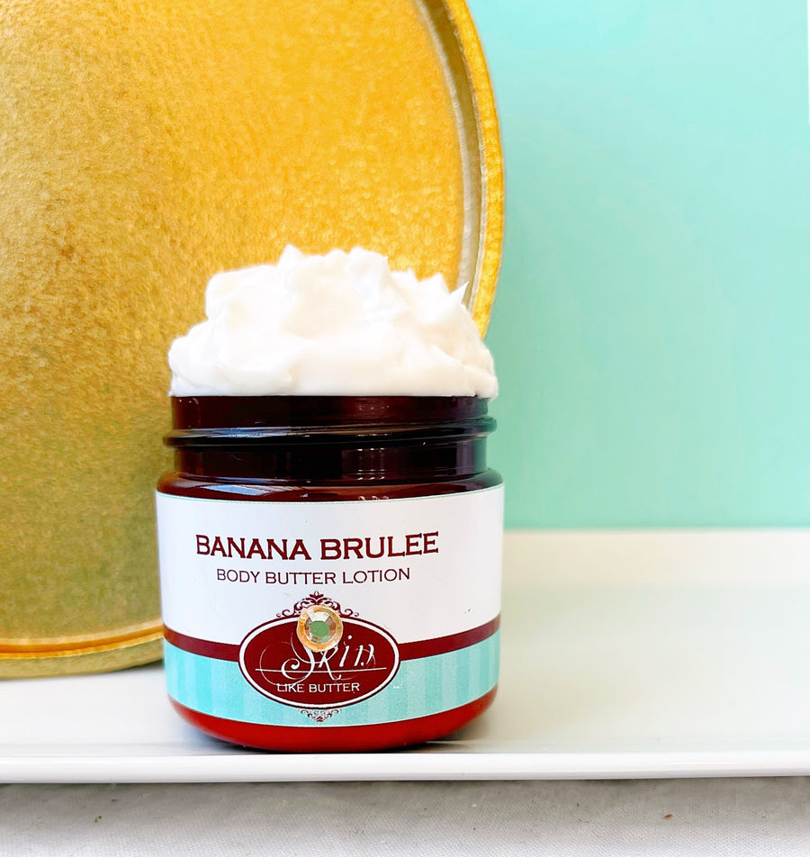 BANANA BRULEE scented water free, vegan non-greasy Skin Like Butter Body Butter