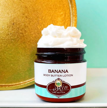 BANANA scented water free, vegan non-greasy Skin Like Butter Body Butter