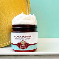 BLACK PEPPER scented water free, vegan non-greasy Skin Like Butter Body Butter
