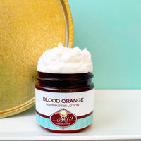 BLOOD ORANGE scented water free, vegan non-greasy Skin Like Butter Body Butter