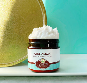 CINNAMON scented water free, vegan non-greasy Skin Like Butter Body Butter