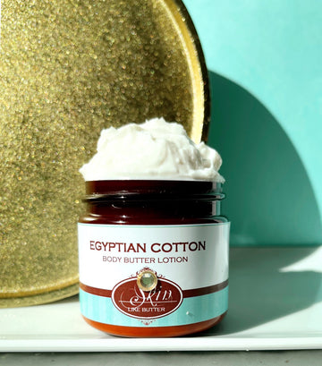 EGYPTIAN COTTON scented water free, vegan non-greasy Skin Like Butter Body Butter