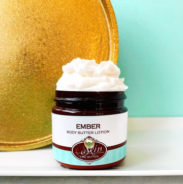 EMBER scented Body Butter - water free, vegan non-greasy, Skin Like Butter Body Butter