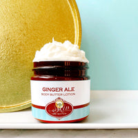 GINGER ALE scented Body Butter, waterfree and non-greasy, vegan