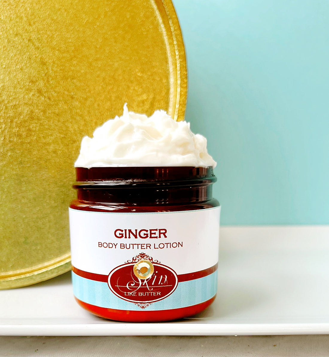 GINGER scented Body Butter, waterfree and non-greasy, vegan