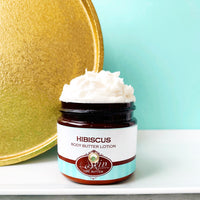 HIBISCUS scented water free, vegan non-greasy Skin Like Butter Body Butter