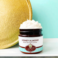 HONEY ALMOND  Body Butter Lotion 2 oz, 4oz, and 8oz