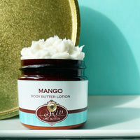 MANGO scented thick luxurious Body Butter in 2 oz to 16 oz jars or bottles