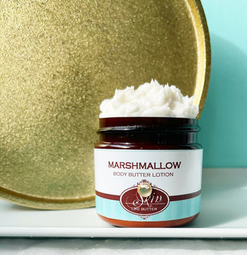 MARSHMALLOW scented water free, vegan non-greasy Skin Like Butter Body Butter