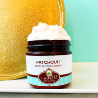 PATCHOULI scented water free, vegan non-greasy Skin Like Butter Body Butter