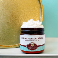 PISTACHIO MACARON scented thick luxurious Body Butter in 2 oz to 16 oz jars or bottles