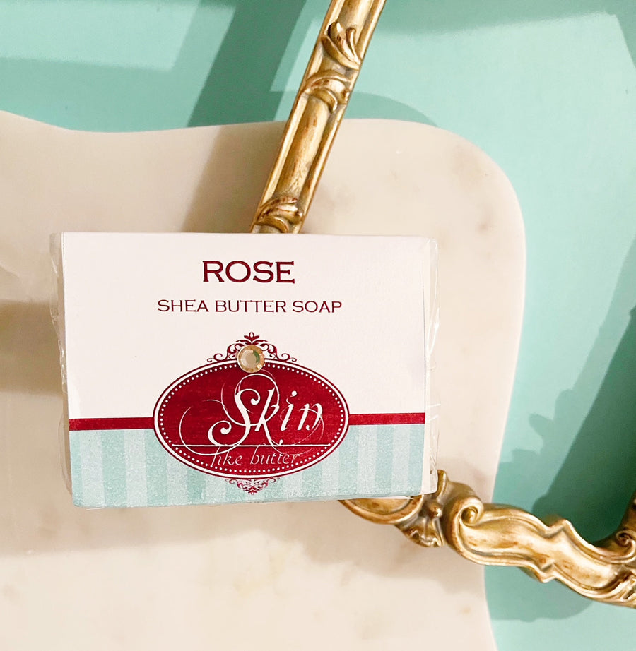 SANDALWOOD ROSE -  Skin Like Butter - Shea Butter 4 oz Soap Bar